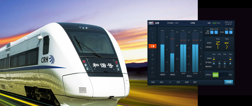 中國中車 城軌車及動車顯示屏界面設(shè)計及QT、Codesys、Fltk界面及控件開發(fā)